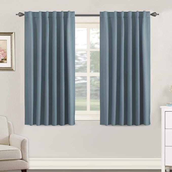 H.VERSAILTEX Blackout Curtains Thermal Insulated Window Treatment Panels Room by HVERSAILTEX