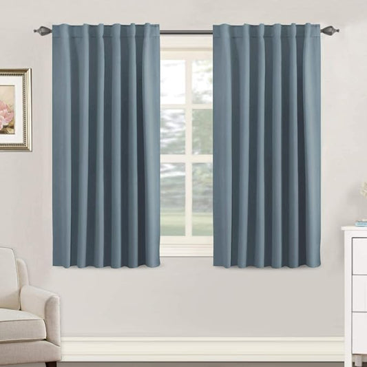 H.VERSAILTEX Blackout Curtains Thermal Insulated Window Treatment Panels Room by HVERSAILTEX