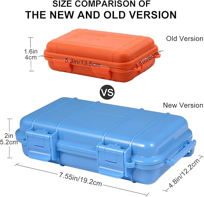 Ejoyous Waterproof Dry Storage Box, Waterproof Box Plastic Survival Container - Image 2