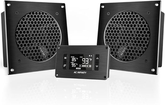 AC Infinity AIRPLATE T8, Quiet Cooling Dual-Fan System 6" by ACInfinity