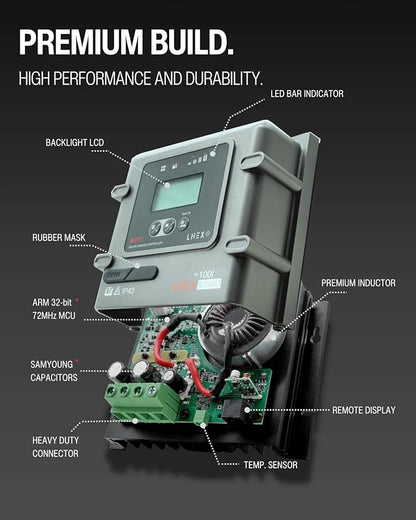 MPPT Solar Charge Controller 40A, 12V 24V Solar Panel Regulator - Image 5