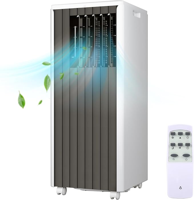 GarveeHome 8000 BTU 3-in-1 Portable Air Conditioner – Quiet Cooling, Fan & by GarveeHome