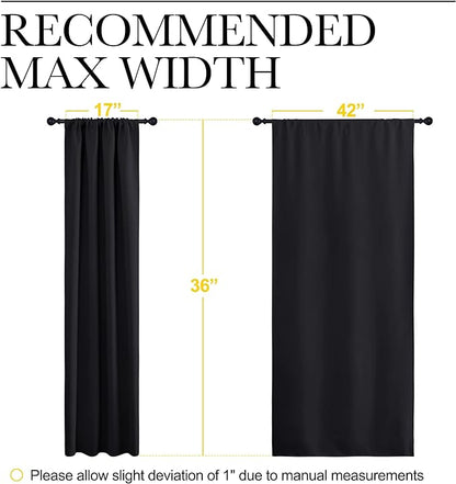 NICETOWN Short Curtains 36 inches Long, Kitchen Window Curtains Over Sink - Image 7