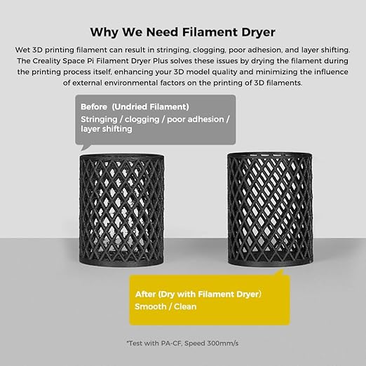 Creality Space Pi Filament Dryer Plus, 2 Spool Capacity, Double 360° Heating - Image 6