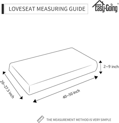 Easy-Going Stretch Loveseat Cushion Cover Sofa Cushion Furniture Protector Sofa - Image 6