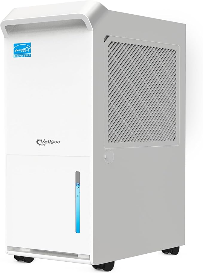 3, 500 Sq.Ft Most Efficient Energy Star 2024 Dehumidifier, Vellgoo Max 80 by Vellgoo