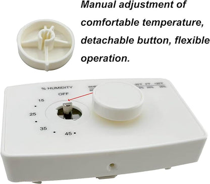 4655 Manual Digital Humidifier Replacement 24V AC Control Switch White - Image 6