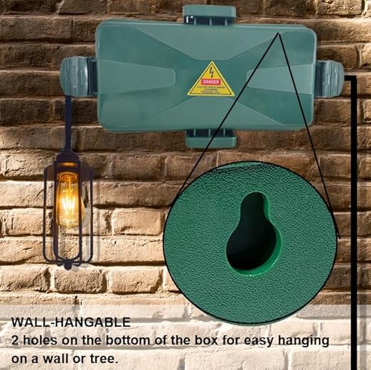 Outdoor Electrical Box Waterproof IP54 Extension Cord Cover Wall-Hangable Box - Image 7