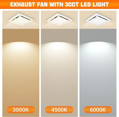 FEITON Square Bathroom Exhaust Fan - Image 2