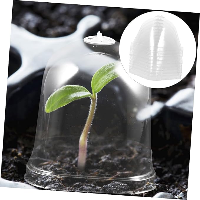 12pcs Reusable Garden Dome Covers Transparent Square Cloche - Image 7
