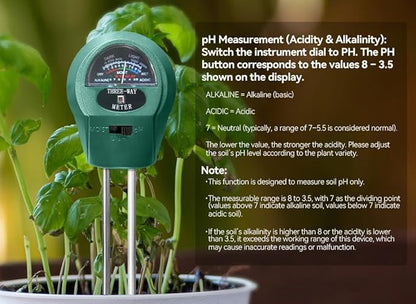 3-in-1 Soil pH Meter - Image 6