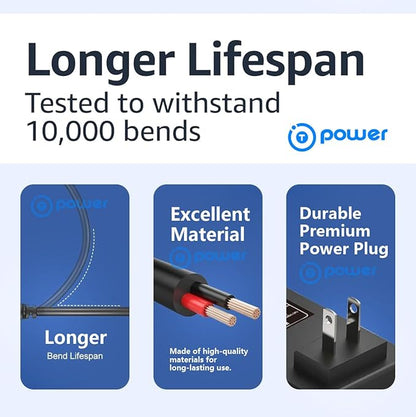 T-Power 6.6ft Long Cable Ac Dc Adapter - Image 4