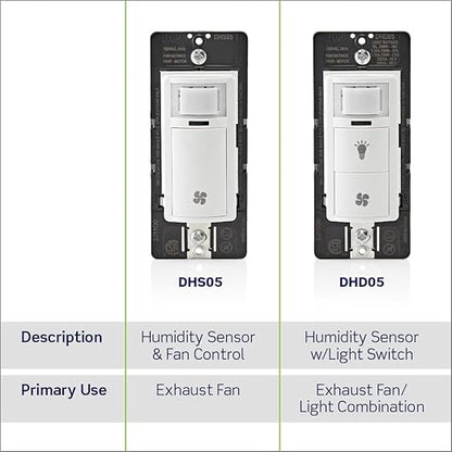 Leviton Humidity Sensor Switch for Bathroom Exhaust Fan, Automate Ventilation - Image 11