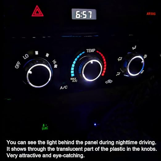 JDMCAR Compatible with Toyota Tacoma 2005-2015 A/C Air Conditioning Control - Image 4