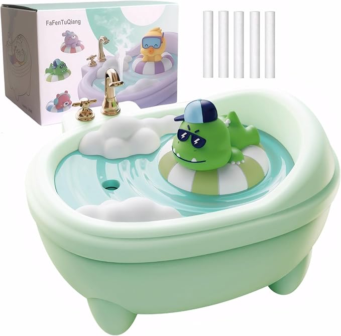 Cute Humidifier for Bedroom, Top Fill 0.34L Desk Mini Humidifier Aroma Diffuser by FaFenTuQiang