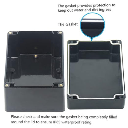 Junction Box, Zulkit Project Box IP65 Waterproof Outdoor Box ABS Plastic - Image 4