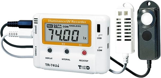 HEXEH TR-74Ui USB Connectible Illuminance Logger Temperature and Relative by Unknown