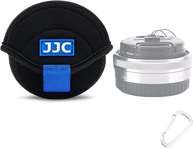 JJC Water Resistant Neoprene Camera Lens Pouch Case, Fold-Over Lens Bag - Image 9