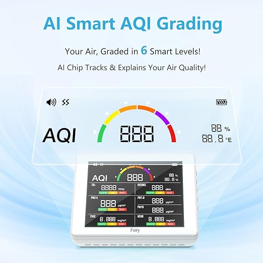 15-in-1 Smart Air Quality Monitor Indoor - Image 4