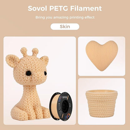 Sovol 3D Printer PETG Filament 1.75mm 1KG, High Precision, Strong Toughness - Image 3