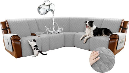 Arfntevss Waterproof Recliner Sectional Couch Covers by Arfntevss
