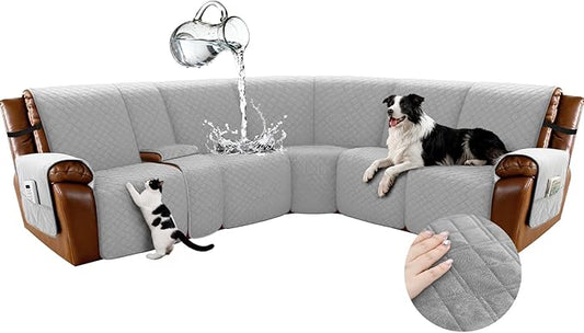 Arfntevss Waterproof Recliner Sectional Couch Covers by Arfntevss