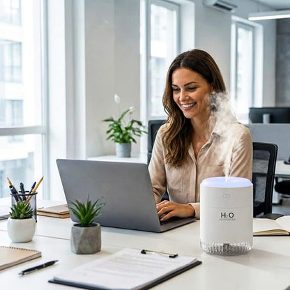 SZO Portable Mini Humidifier, 500ML USB Personal Cool Mist Humidifiers - Image 5