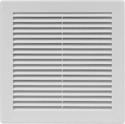 8" x 8" Square Air Vent Cover – White Plastic Vent Deflector by Unknown