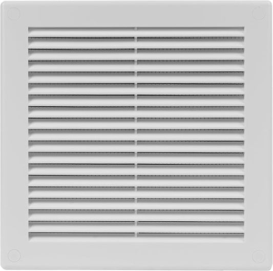 8" x 8" Square Air Vent Cover – White Plastic Vent Deflector by Unknown
