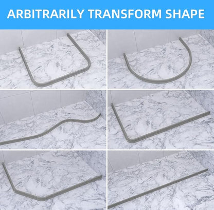 Duzzy 39 Inch Shower Threshold Water Dam, Shower Water Guard to Keep Water in - Image 5
