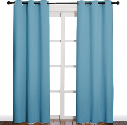 NICETOWN Window Treatment Thermal Insulated Solid Grommet Blackout by NICETOWN