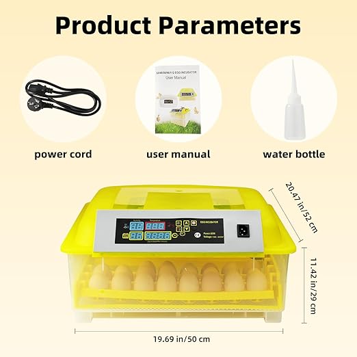 Egg Incubator for Hatching Eggs, Automatic Egg Turner & Digital Humidity Control - Image 5