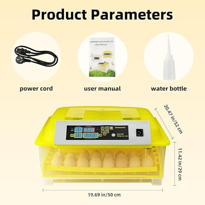 Egg Incubator for Hatching Eggs, Automatic Egg Turner & Digital Humidity Control - Image 5