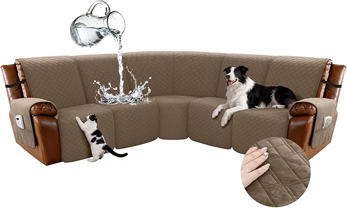 Arfntevss Waterproof Recliner Sectional Couch Covers by Arfntevss