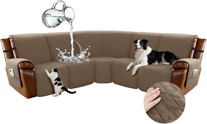 Arfntevss Waterproof Recliner Sectional Couch Covers by Arfntevss