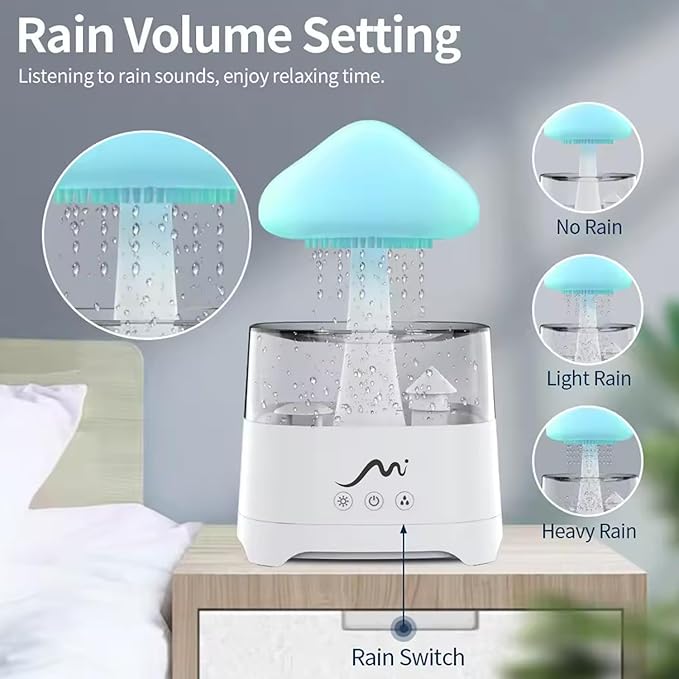 Rain Cloud Humidifier for Bedroom - Image 2