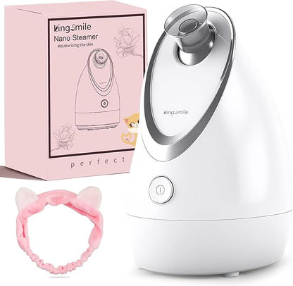 Kingsmile Facial Steamer for Face, 3 in 1 Face Steamer for Facial Deep Cleaning by Kingsmile