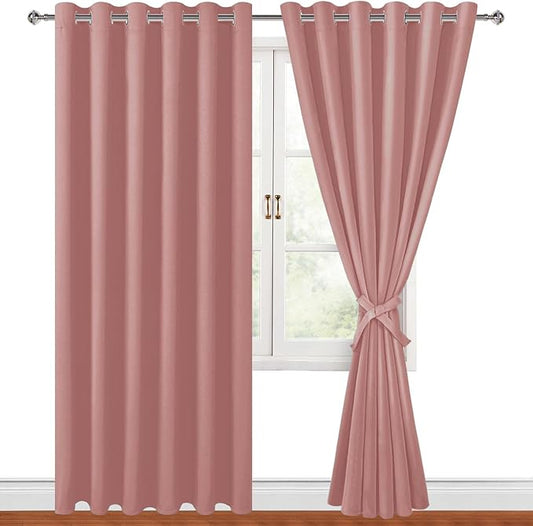 Hiasan Room Darkening Curtains for Bedroom, 70 x 84 Inches by Hiasan