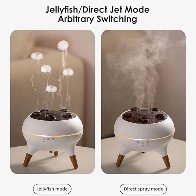Jellyfish Essential Oil Diffuser, 250ml Ultrasonic Aromatherapy Humidifier - Image 5