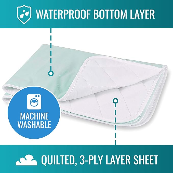 DMI Waterproof Sheet to be Used as a Bed Pad, Bed Liner, Mattress Protector - Image 2