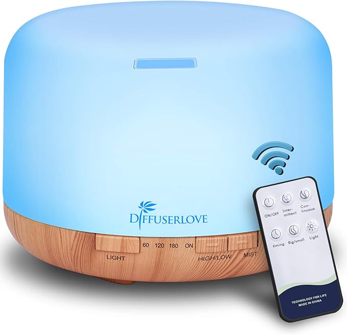 Diffuserlove Diffuser Essential Oil Diffusers 500ML Remote Control Aroma - Image 8