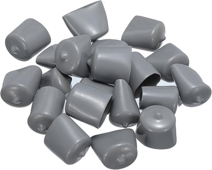 uxcell 20pcs Rubber End Caps 22mm ID Vinyl PVC Round Tube Bolt Cap Cover Screw - Image 4