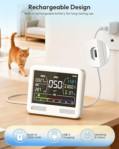 Air Quality Monitor Indoor, 16 in 1 Air Quality Tester - Image 8