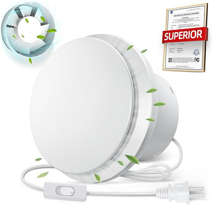 4 Inch Bathroom Exhaust Fan by RUBBUL