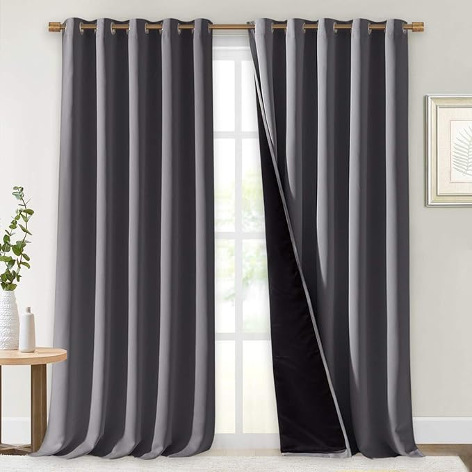 NICETOWN 100% Blackout Blinds, Laundry Room Decor Window Treatment Curtains - Image 2