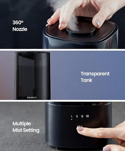 Humidifiers for Bedroom, 2.0L Cool Mist Humidifier for Home Plant and Baby - Image 4