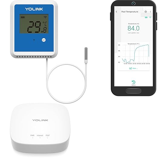 YoLink Smart X3 Version Outdoor Temperature Data Logger by YoLink