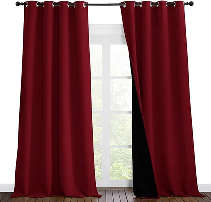 NICETOWN Truly Blackout Drapes for Living Room, Heavy-Duty Full Light Shading by NICETOWN