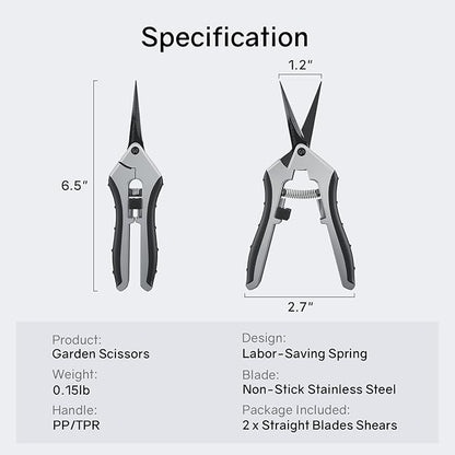 6.5" Ultra Sharp Pruning Shears - Image 8