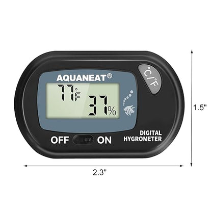 AQUANEAT Reptile Thermometer Hygrometer Digital Display Temperature and - Image 4